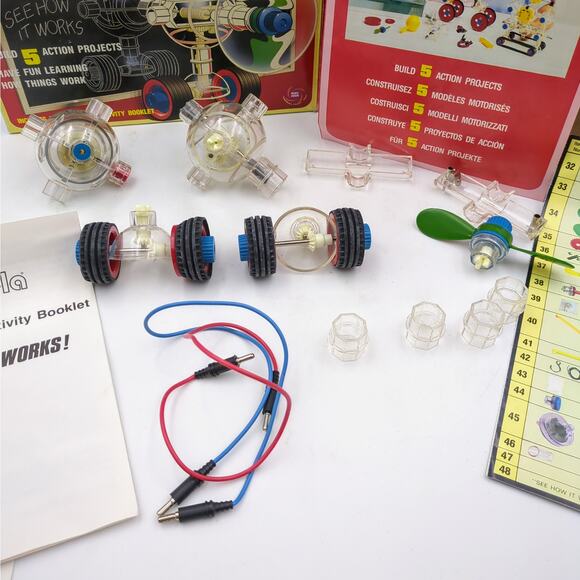 Vintage Capsela Motorized Science Discovery System 175 1990 STEM Kit Projects - Picture 2 of 5